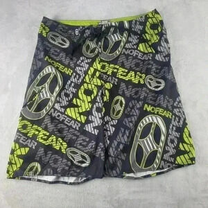 No Fear Board Shorts Sz 38 Drawstring